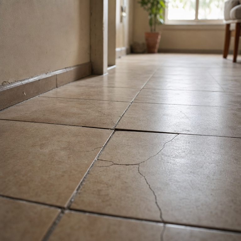 Carrelage qui se fissure après 30 ans : les causes les plus fréquentes